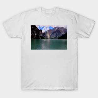 The Seekofel and lake Braies T-Shirt